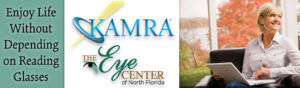 Image of KAMRA and the Eye Center of North Florida banner